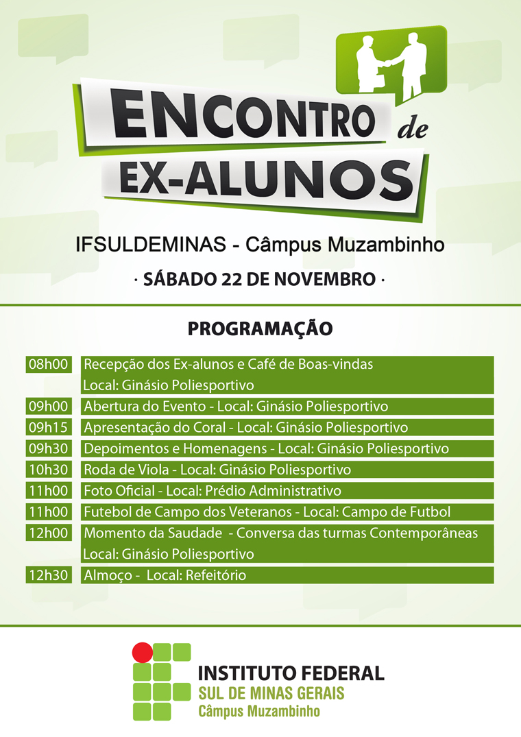 cartaz programação